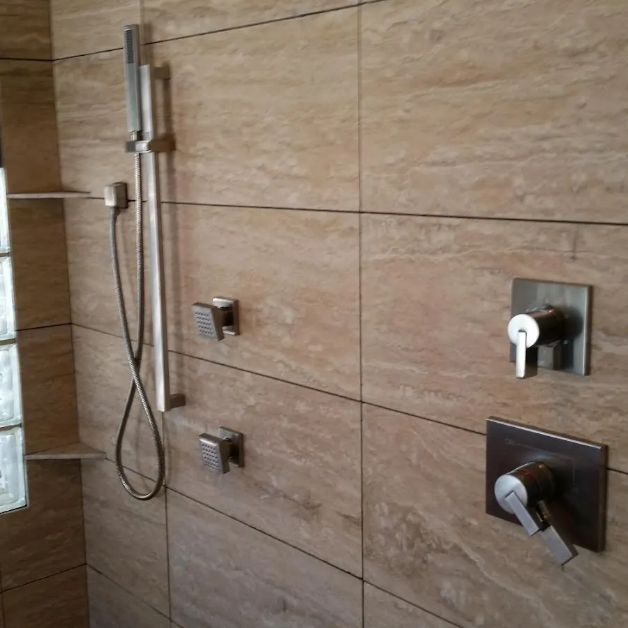 Shower fixture installation for Water Heater Replacement in Vienna